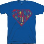 Blue Superman Man-up tee